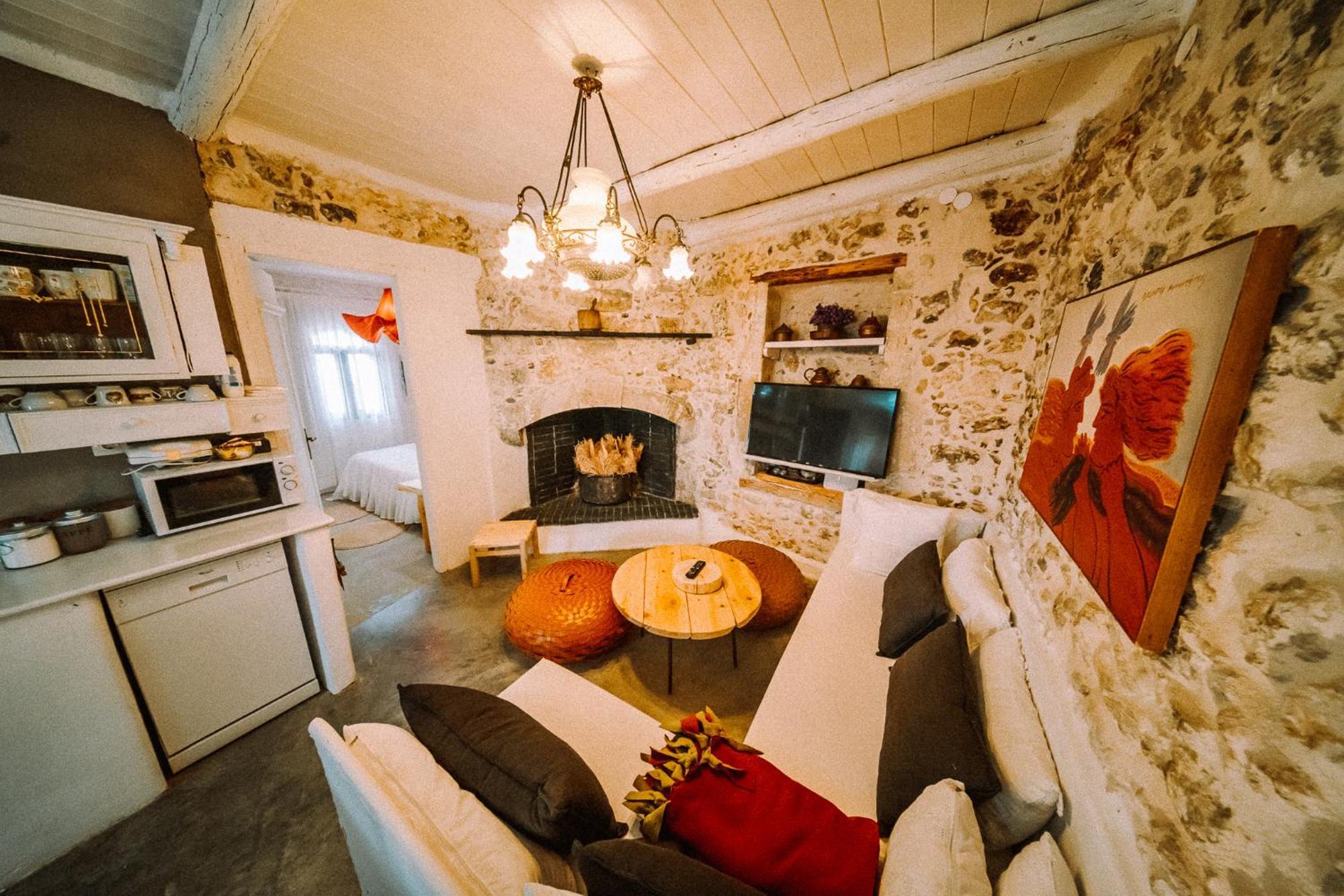 Antonia'S Stonebuilt Mansion With A Private Pool Villa Armenoi  Luaran gambar
