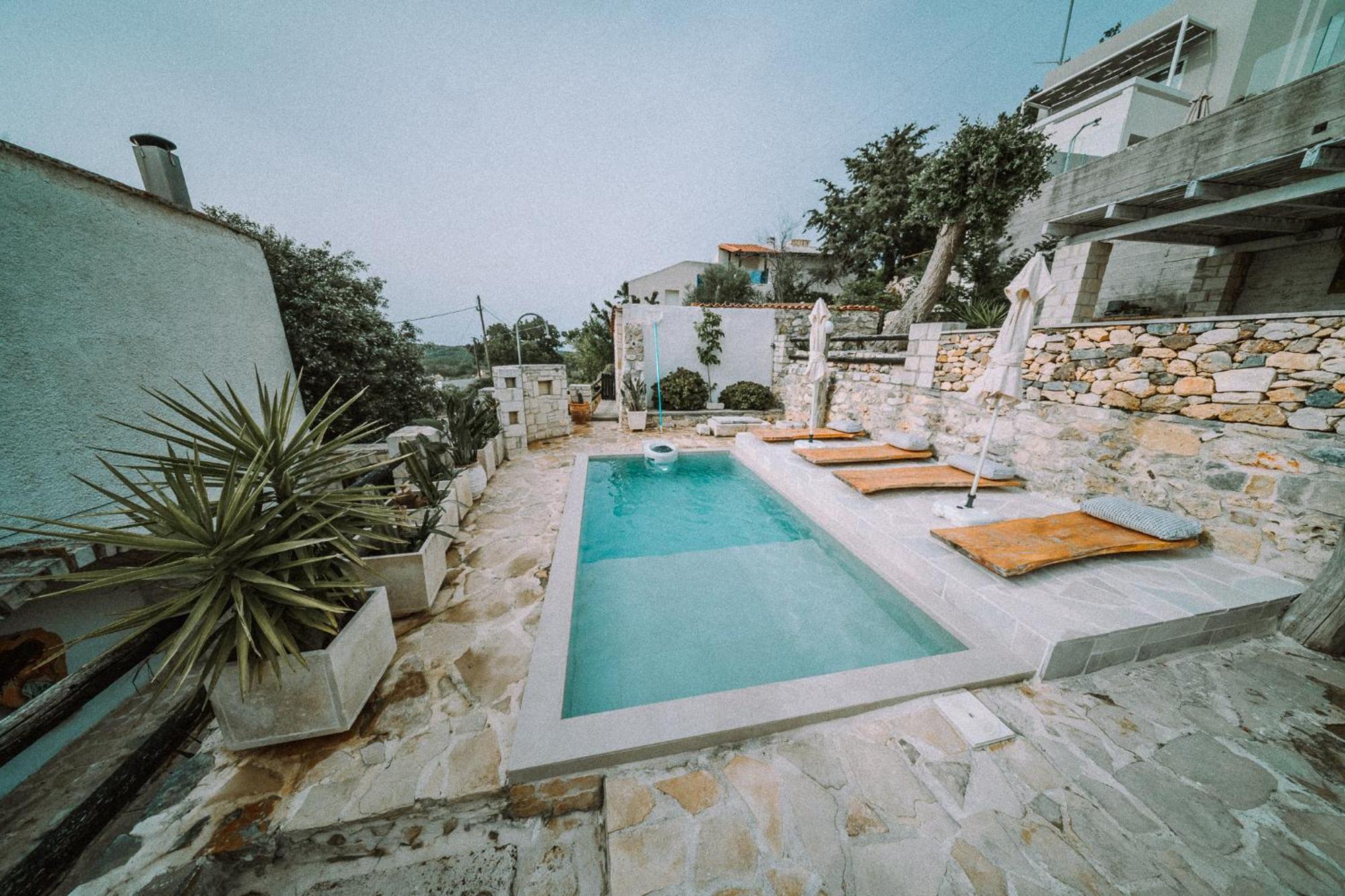 Antonia'S Stonebuilt Mansion With A Private Pool Villa Armenoi  Luaran gambar