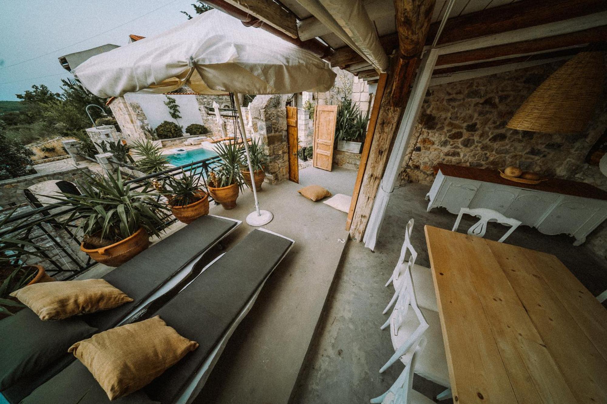 Antonia'S Stonebuilt Mansion With A Private Pool Villa Armenoi  Luaran gambar